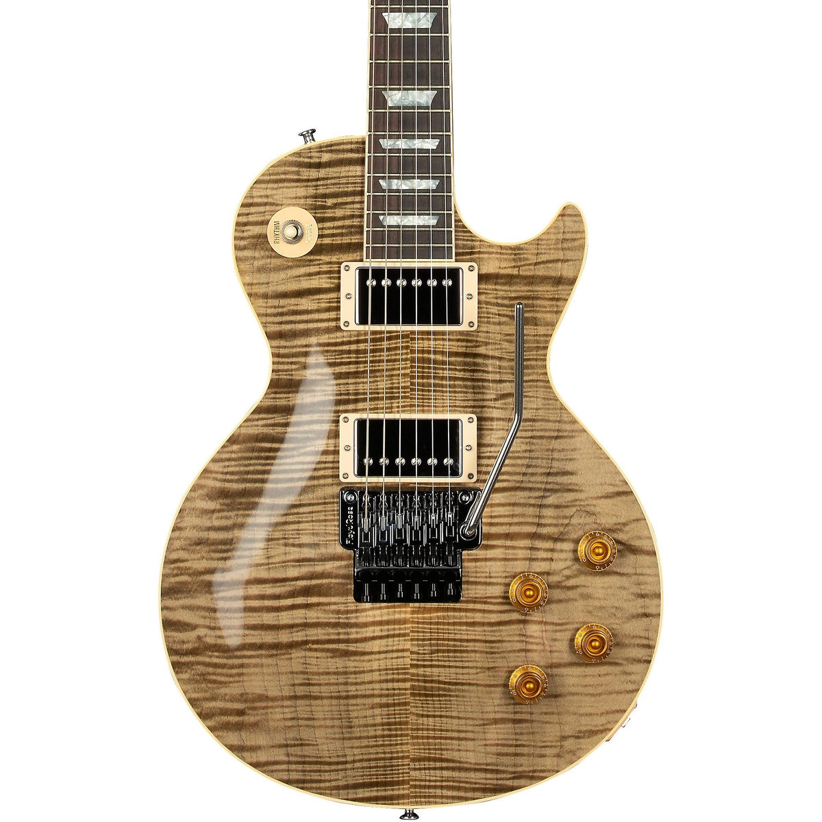Đàn Guitar Điện Gibson Modern Collection Custom Les Paul Axcess Standard Figured Floyd Rose Gloss - DC Rust