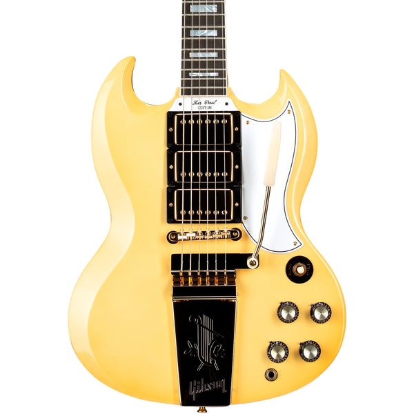 Đàn Guitar Điện Gibson Historic Collection Custom 1963 Les Paul SG Custom Reissue VOS - Classic White