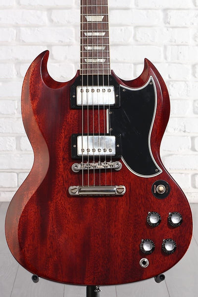 Đàn Guitar Điện Gibson Historic Collection Custom 1961 Les Paul SG Standard Reissue Stopbar VOS - Cherry Red