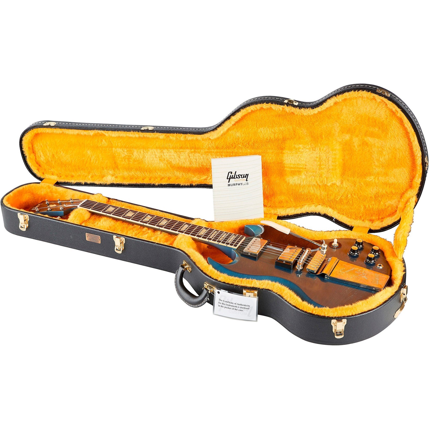 Đàn Guitar Điện Gibson Custom Murphy Lab 1964 SG Standard Reissue With Maestro Ultra Light Aged