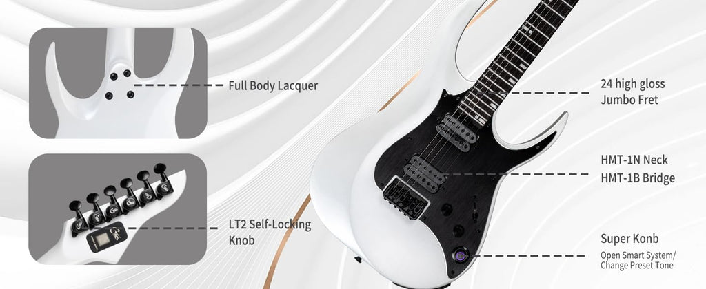 Đàn Guitar Điện Mooer GTRS M800