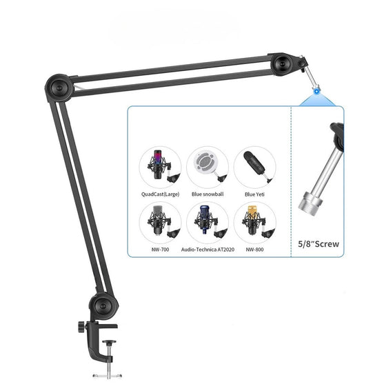 Giá Đỡ Micro Kẹp Bàn NB46