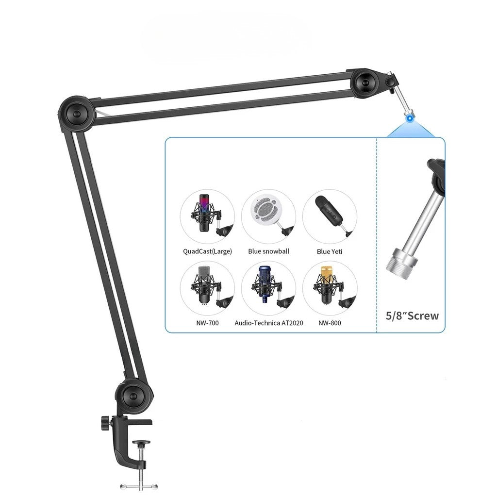Giá Đỡ Micro Kẹp Bàn NB46