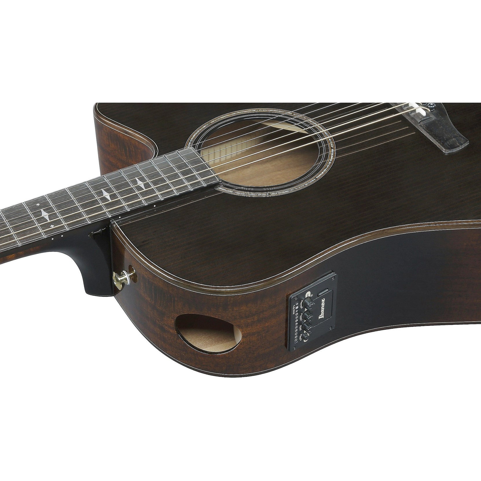 Đàn Guitar Acoustic Ibanez AAD361CE Advanced Acoustic - Transparent Black
