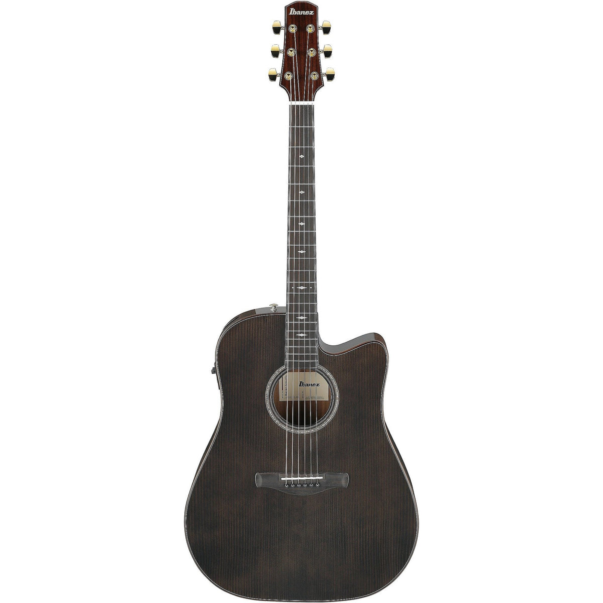 Đàn Guitar Acoustic Ibanez AAD361CE Advanced Acoustic - Transparent Black