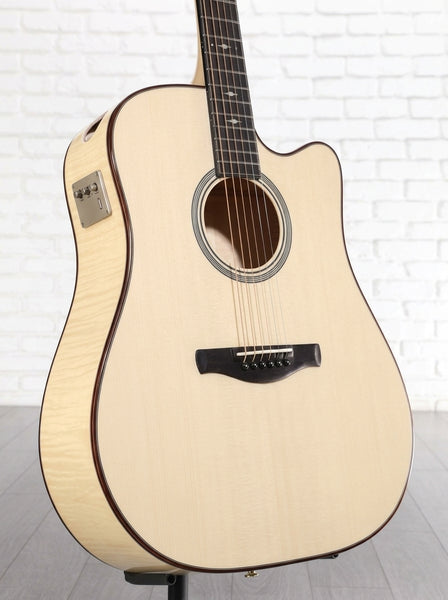 Đàn Guitar Acoustic Ibanez AAD371E Advanced Acoustic - Antique White High Gloss