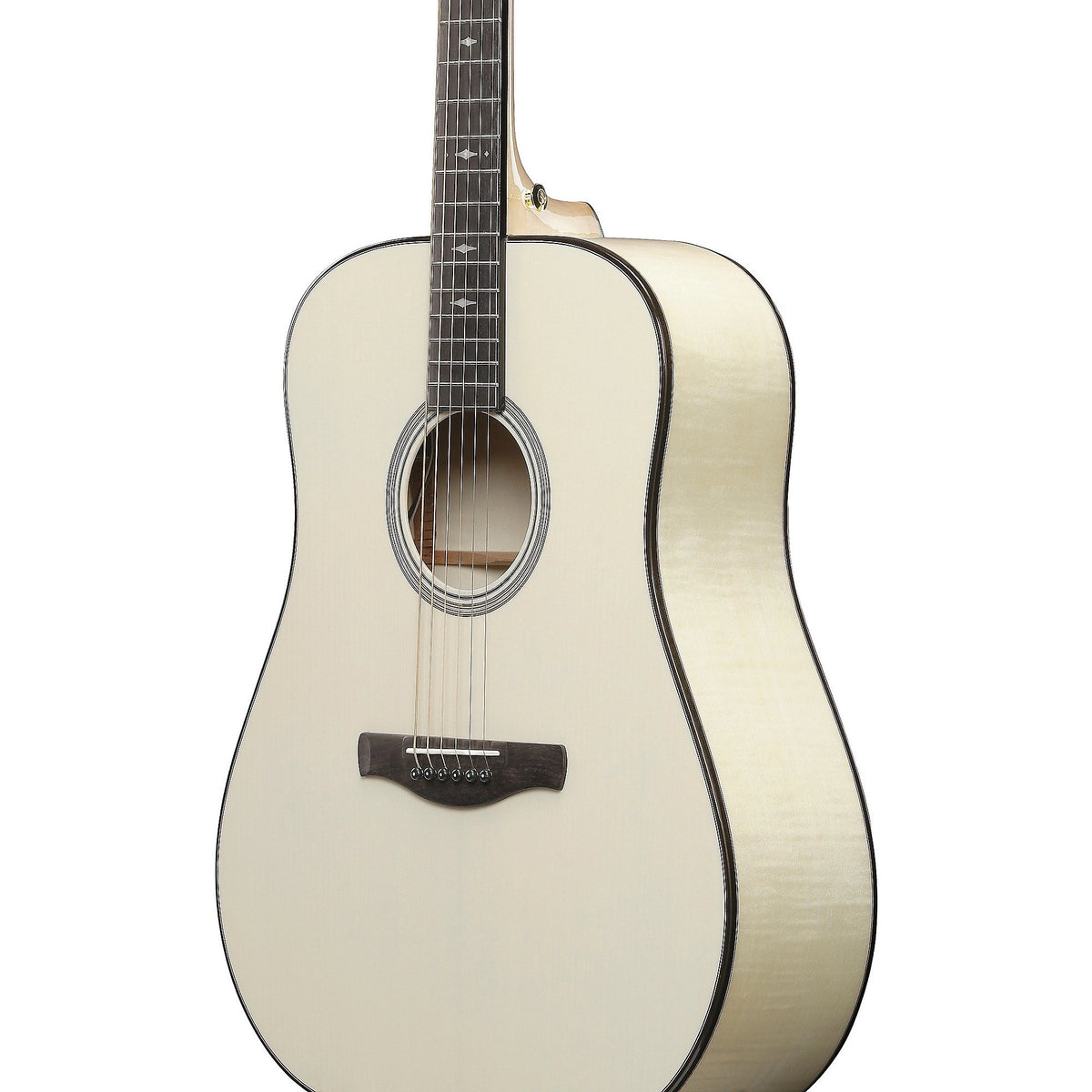 Đàn Guitar Acoustic Ibanez AAD371E Advanced Acoustic - Antique White High Gloss
