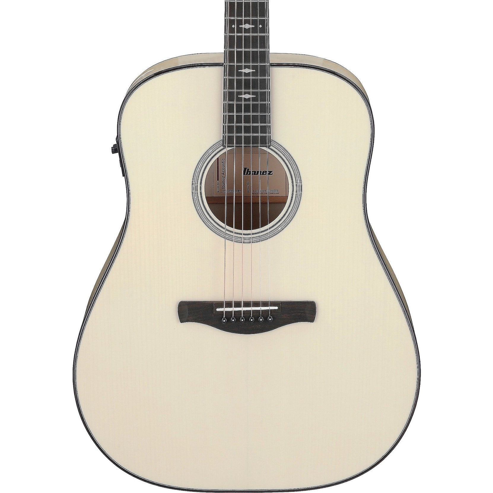 Đàn Guitar Acoustic Ibanez AAD371E Advanced Acoustic - Antique White High Gloss
