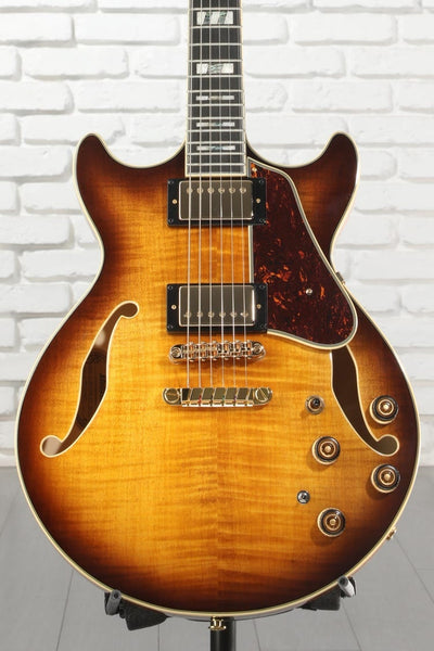 Đàn Guitar Điện Ibanez Artstar AM153FM Semi-Hollow - Antique Tobacco Burst