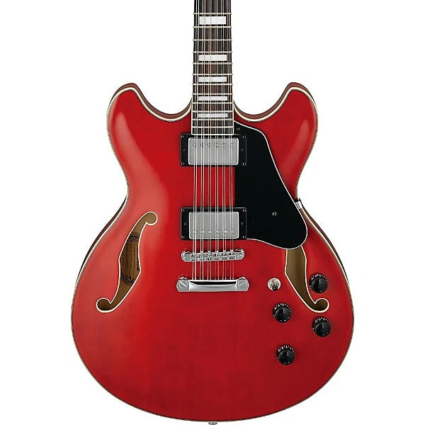 Đàn Guitar Điện 12-dây Ibanez AS7312 Artcore Semi-Hollowbody - Transparent Cherry Red