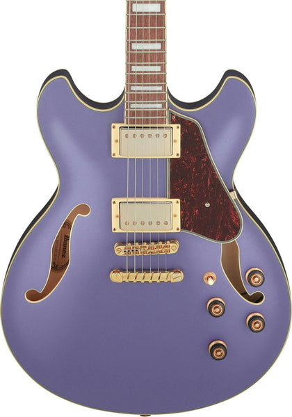 Đàn Guitar Điện Ibanez AS73G Artcore Semi-Hollowbody - Metallic Purple Flat