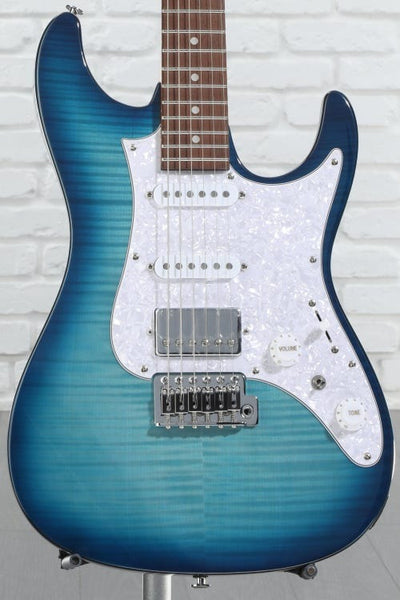 Đàn Guitar Điện Ibanez AZ22S1F - Transparent Turquoise Burst w/Jatoba Fingerboard