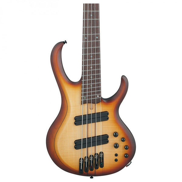Đàn Guitar Bass 5-dây Ibanez BTB705LM Workshop, Natural Browned Burst Flat
