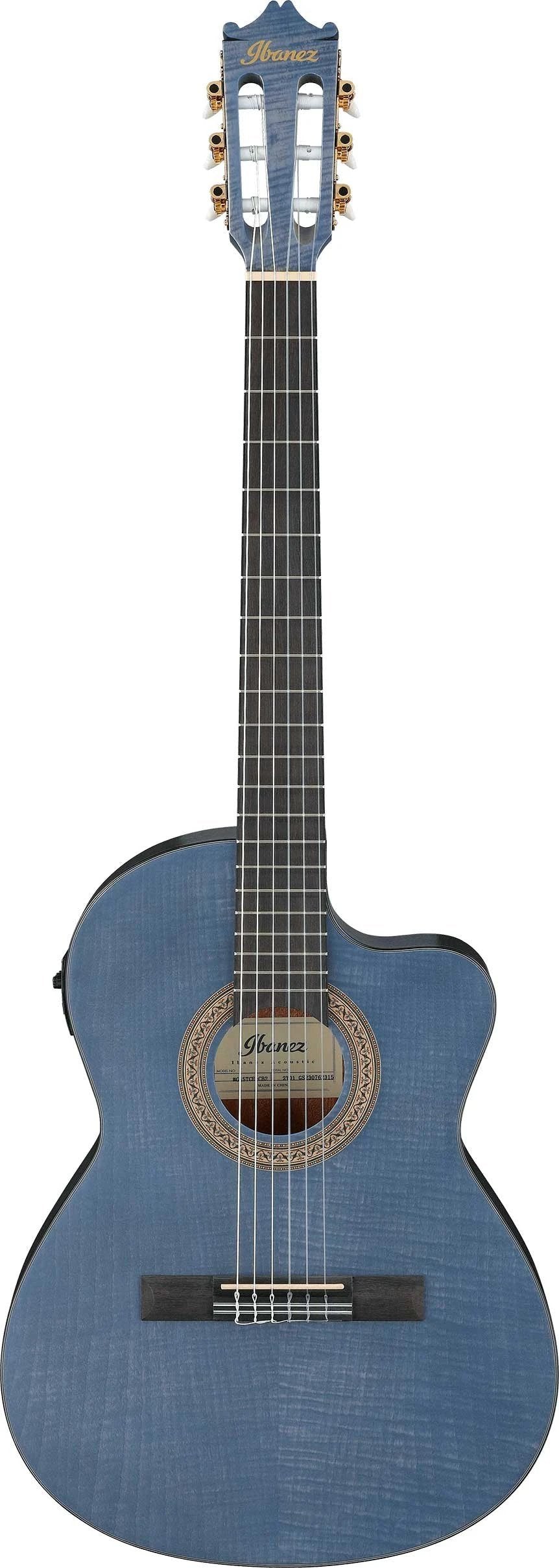 Đàn Guitar Classic Ibanez GA5FMTCE Thinline - Open Pore Berry
