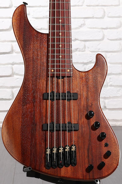Đàn Guitar Bass 5-dây Ibanez IV2MDM Custom Shop - Natural Black Limba