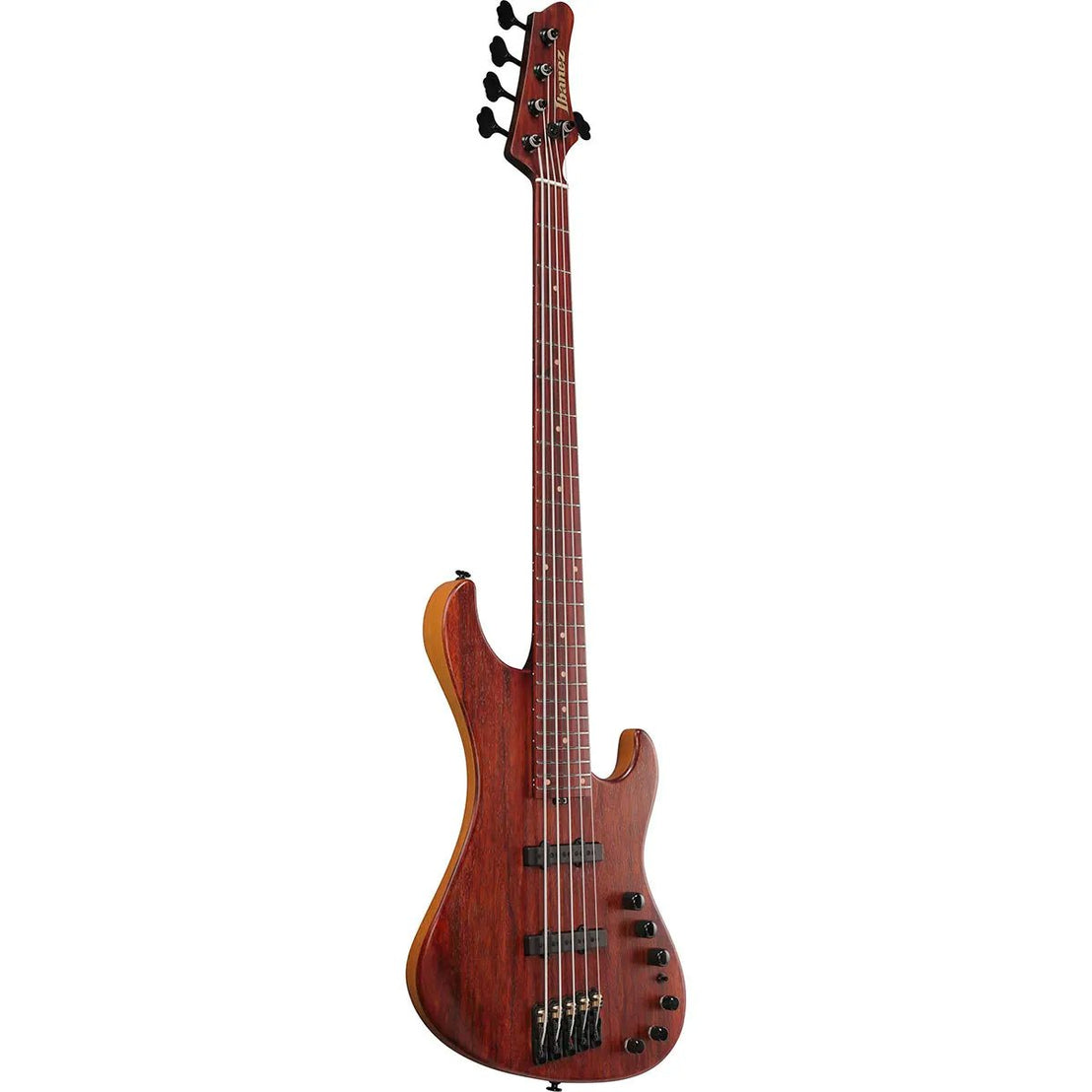 Đàn Guitar Bass 5-dây Ibanez IV2MDM Custom Shop - Natural Black Limba