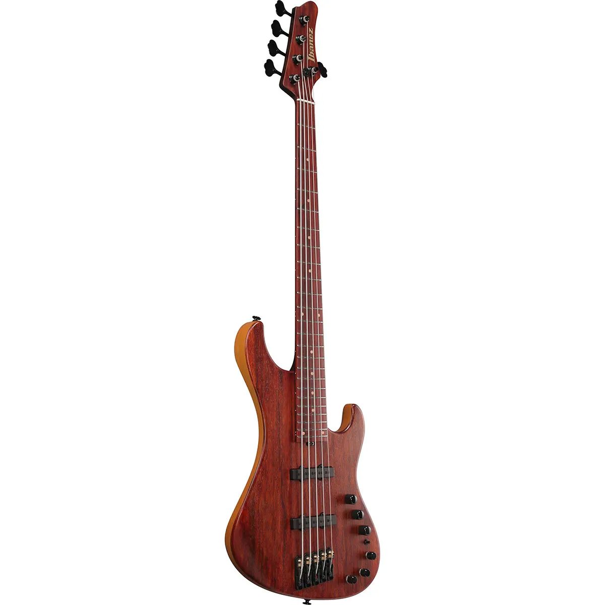 Đàn Guitar Bass 5-dây Ibanez IV2MDM Custom Shop - Natural Black Limba
