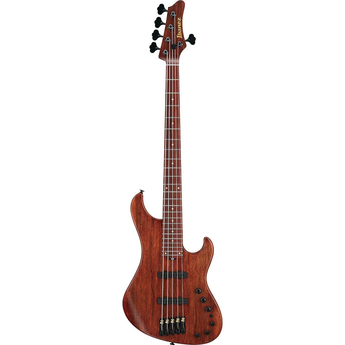 Đàn Guitar Bass 5-dây Ibanez IV2MDM Custom Shop - Natural Black Limba