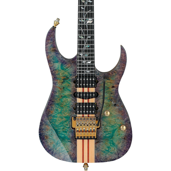 Đàn Guitar Điện Ibanez Japan Custom Shop Visions IV2RG - Blue/Green/Purple