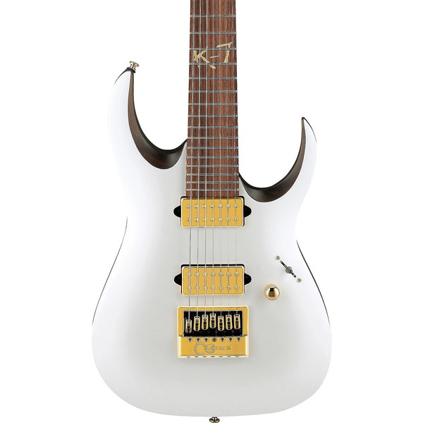 Đàn Guitar Điện 7-dây Ibanez K7YANG Brian "Head" Welch Signature - Matte White