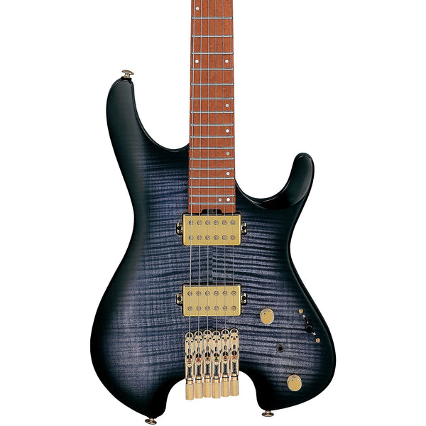 Đàn Guitar Điện Ibanez Q52FMG Headless - Deep Twilight Burst Low Gloss