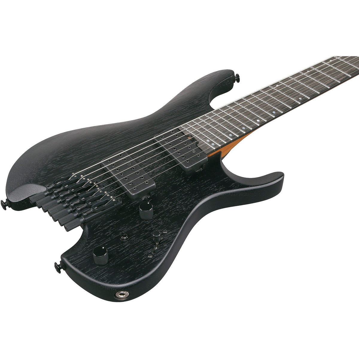 Đàn Guitar Điện 7-dây Ibanez QX527B Headless Q Standard - Weathered Black-Mai Nguyên Music