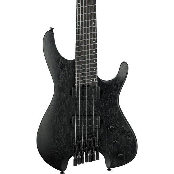 Đàn Guitar Điện 7-dây Ibanez QX527B Headless Q Standard - Weathered Black