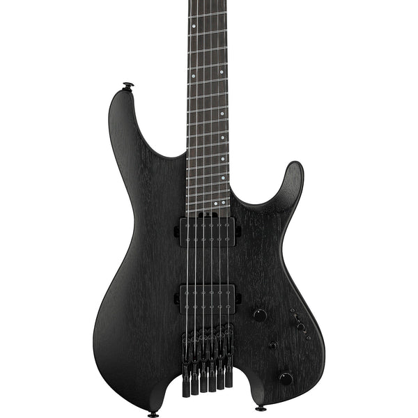 Đàn Guitar Điện Ibanez QX52BWK Headless Q Standard - Weathered Black