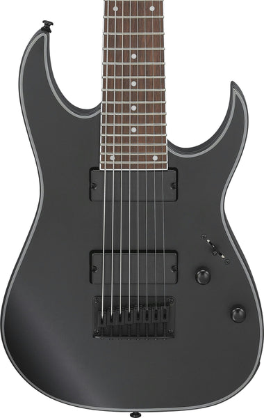 Đàn Guitar Điện Baritone Ibanez RGRTBB21 RG IronLabel, Black Flat