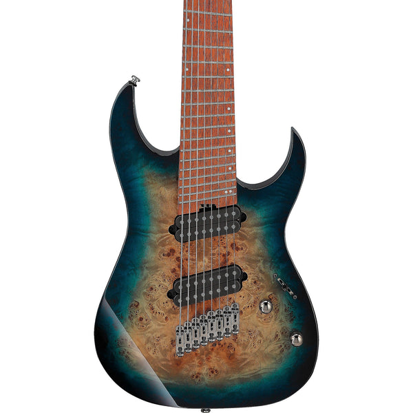 Đàn Guitar Điện 8-dây Ibanez RGMS8PB Multi-scale - Cosmic Blue Starburst