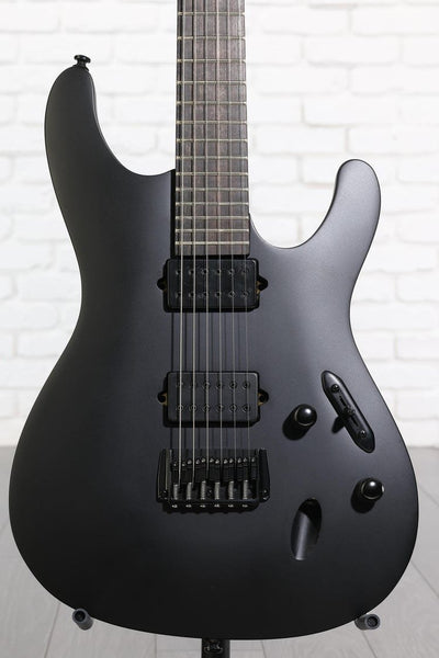 Đàn Guitar Điện Ibanez S721RB S Iron Label - Black Flat