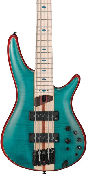 Đàn Guitar Bass 5-dây Ibanez SR1425B SR Premium, Caribbean Green Low Gloss
