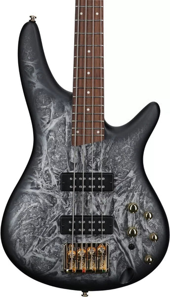 Đàn Guitar Bass 4-dây Ibanez SR300EDX SR Standard, Black Ice Frozen Matte