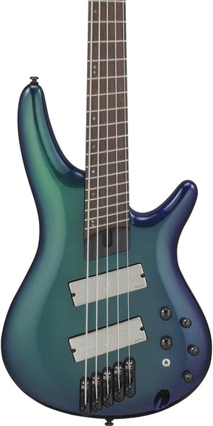 Đàn Guitar Bass 5-dây Ibanez SRMS725 Workshop, Blue Chameleon