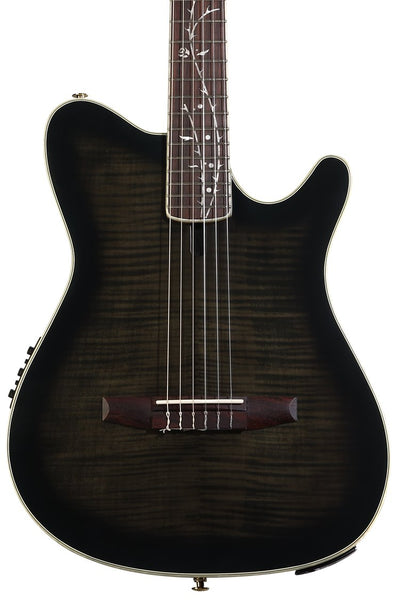 Đàn Guitar Silent Ibanez TOD20FMN Tim Henson Signature - Black Burst Fade Low Gloss