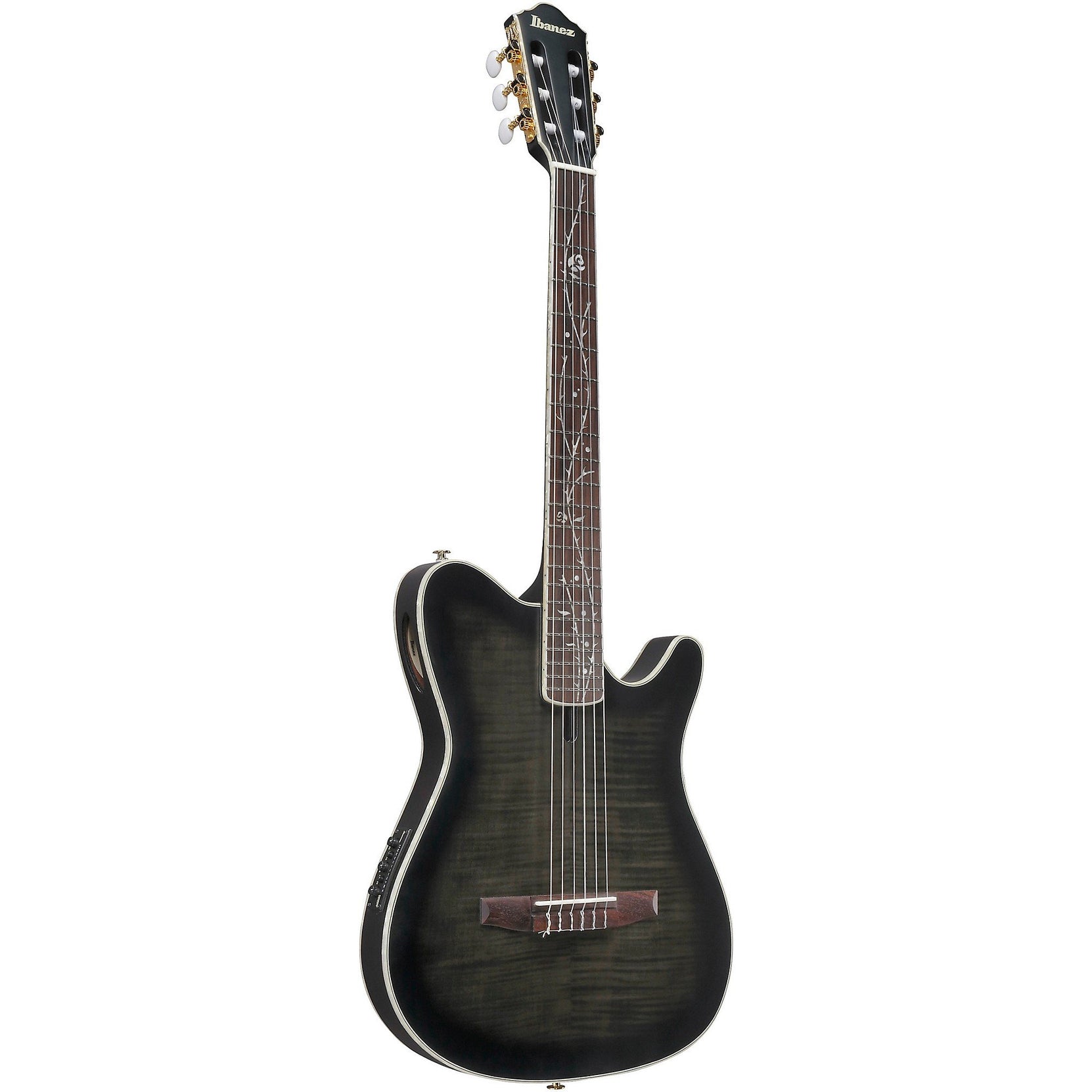 Đàn Guitar Silent Ibanez TOD20FMN Tim Henson Signature - Black Burst Fade Low Gloss