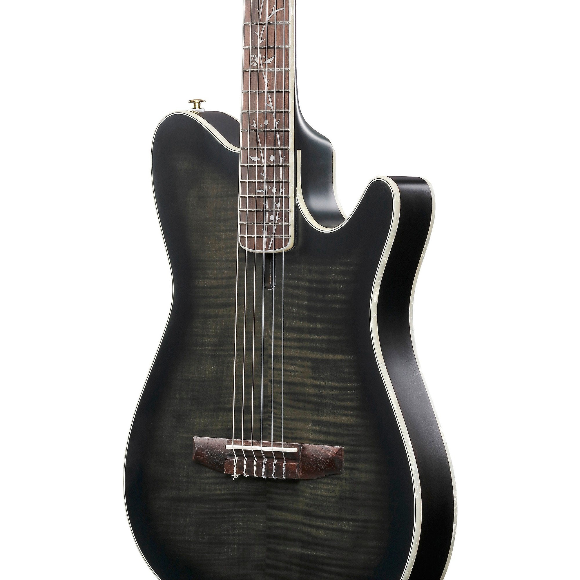 Đàn Guitar Silent Ibanez TOD20FMN Tim Henson Signature - Black Burst Fade Low Gloss