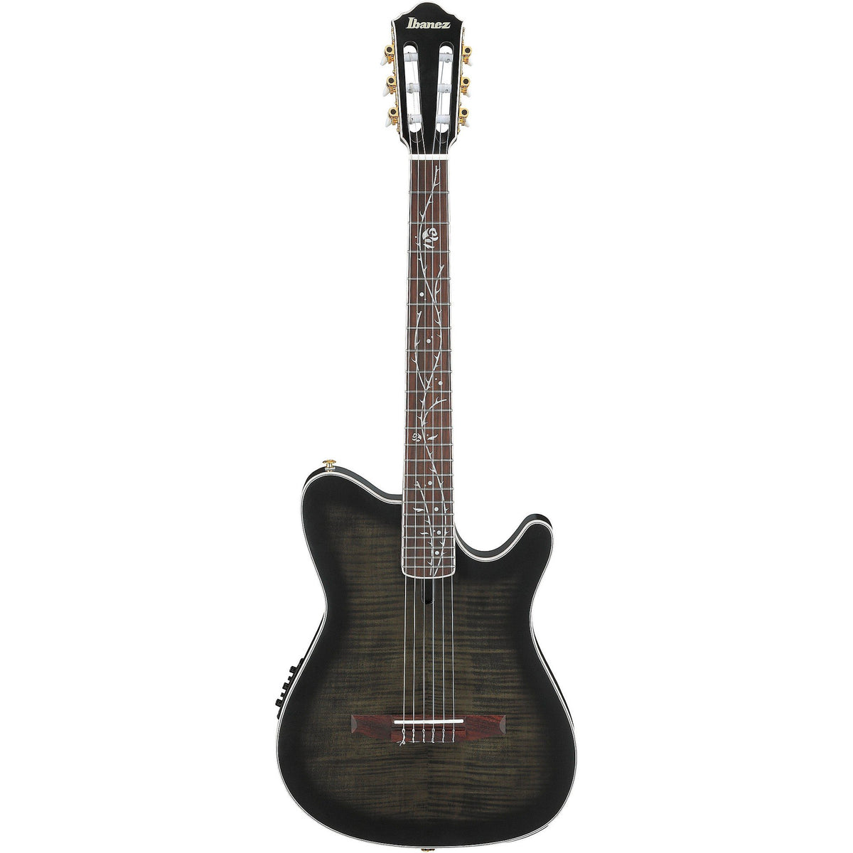Đàn Guitar Silent Ibanez TOD20FMN Tim Henson Signature - Black Burst Fade Low Gloss