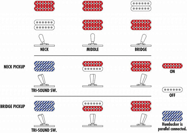 Ibanez Standard AR520H Switching System