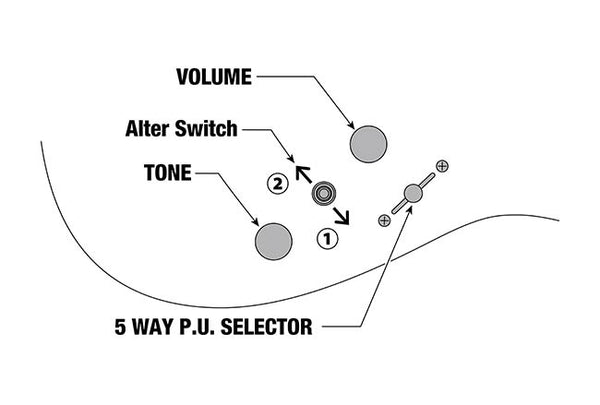 Ibanez Axe Design Lab SML721 Controls