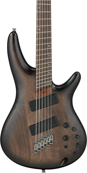 Ibanez Bass Workshop SRC6MS, Black Stained Burst Low Gloss