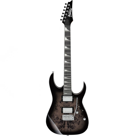 Ibanez RG GIO GRG220PA1, Transparent Brown Black Burst
