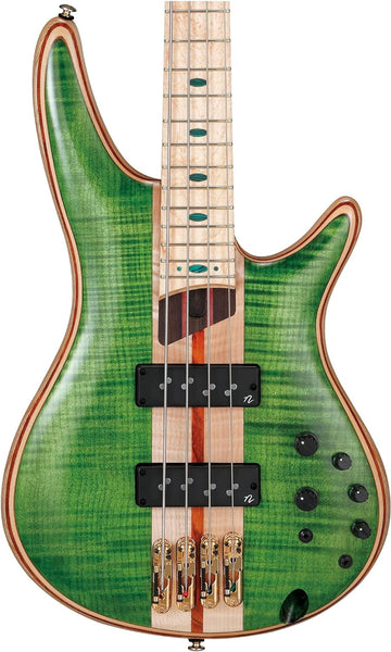Ibanez SR Premium SR4FMDX w/Bag, Emerald Green Low Gloss