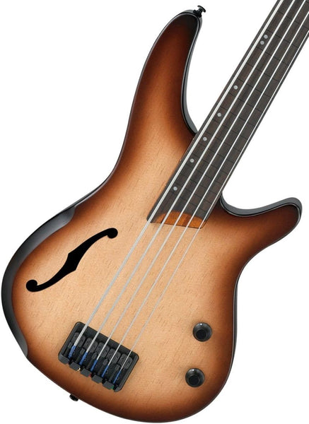 Ibanez SR Workshop SRH505F, Natural Browned Burst Flat
