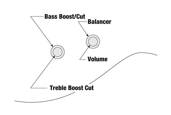 Ibanez Talman Bass Standard TMB100 - Controls