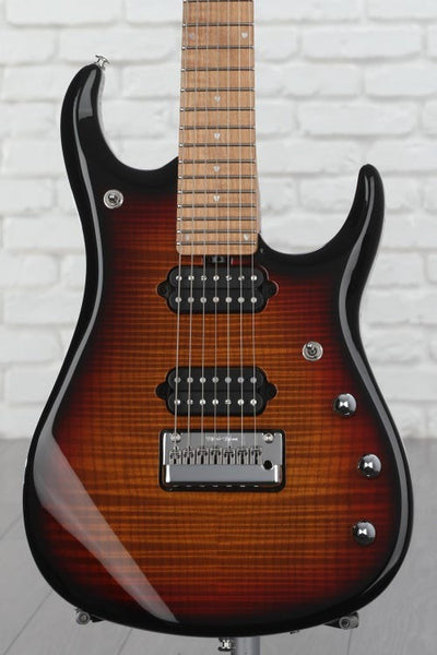 Đàn Guitar Điện 7-dây Ernie Ball Music Man John Petrucci JP15 7 - Tiger Eye Flame