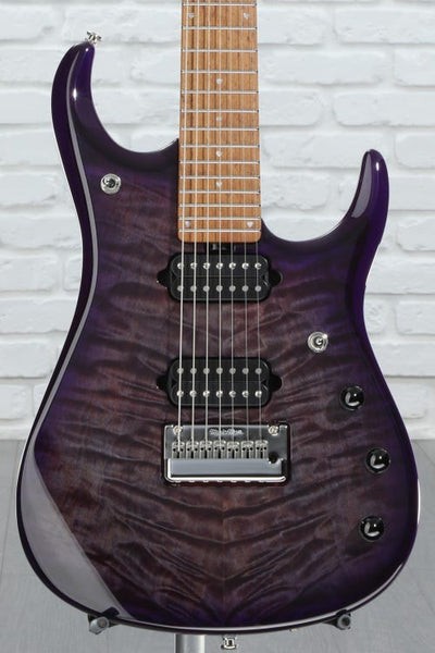 Đàn Guitar Điện 7-dây Ernie Ball Music Man John Petrucci JP15 7 - Purple Nebula Quilt