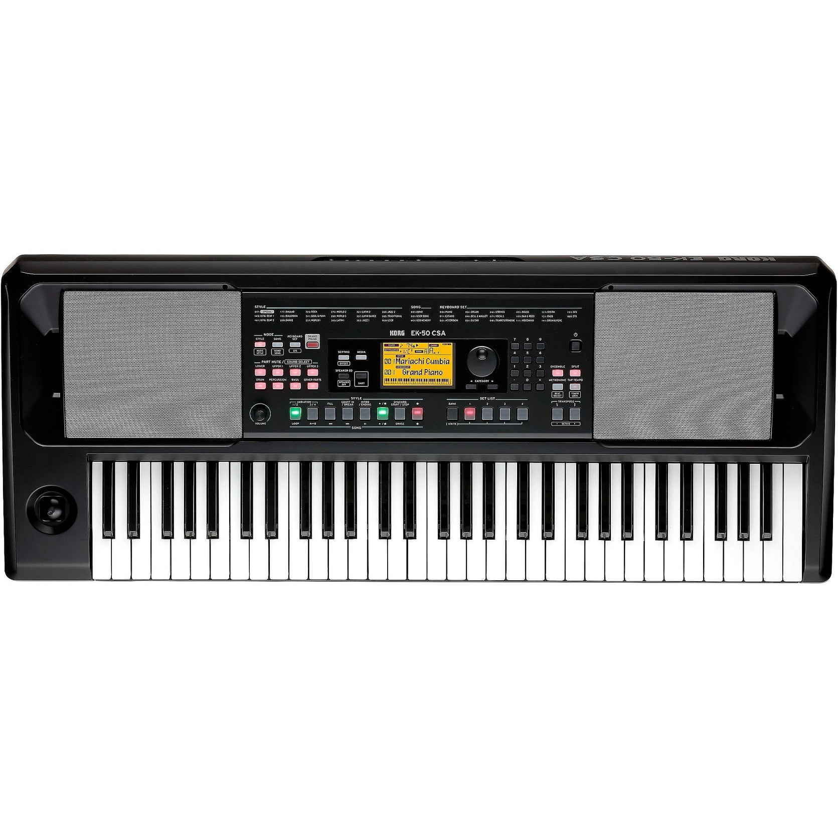Đàn Entertainer Keyboard Korg EK-50 CSA 61-Phím