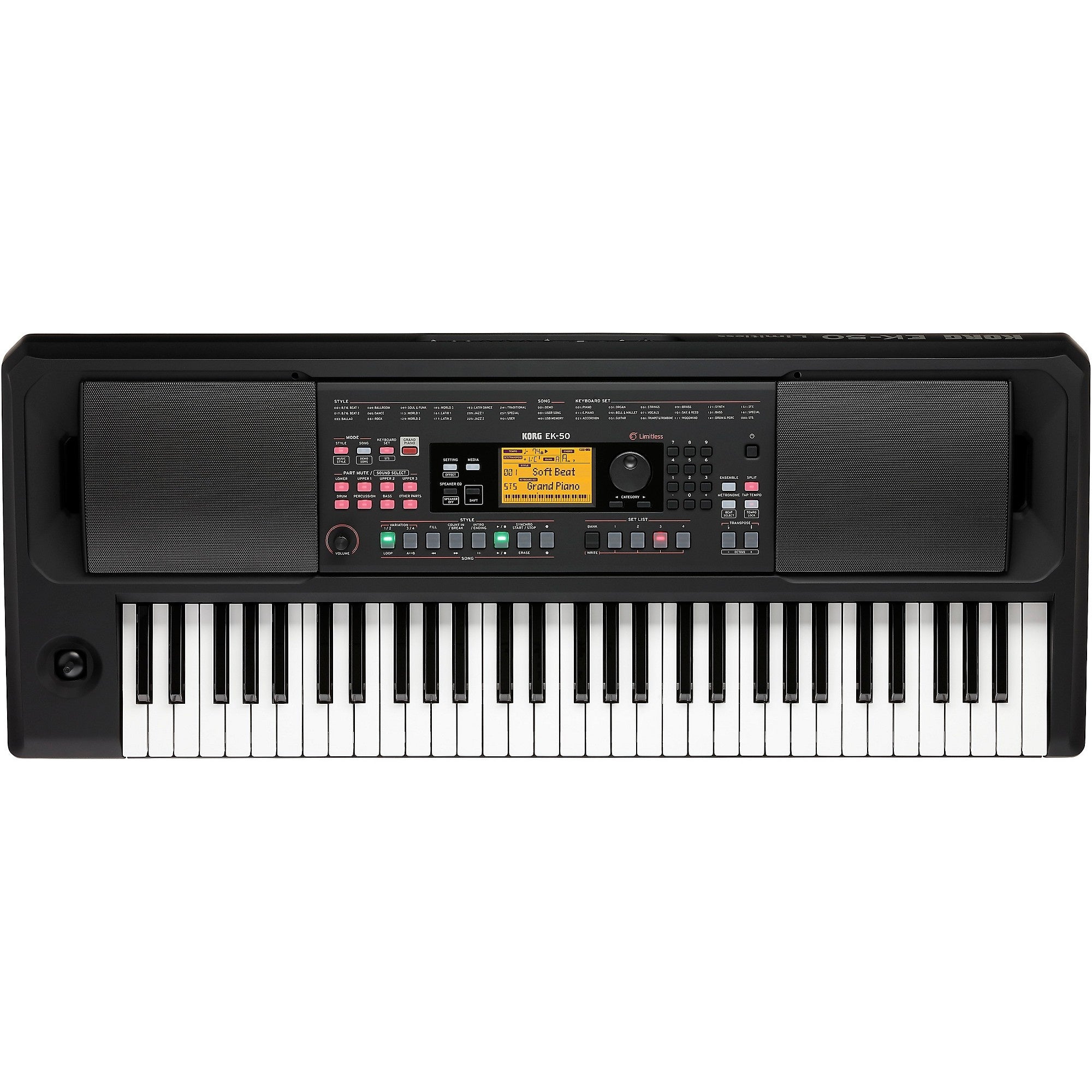 Đàn Keyboard Korg EK-50L Limitless 61-Phím