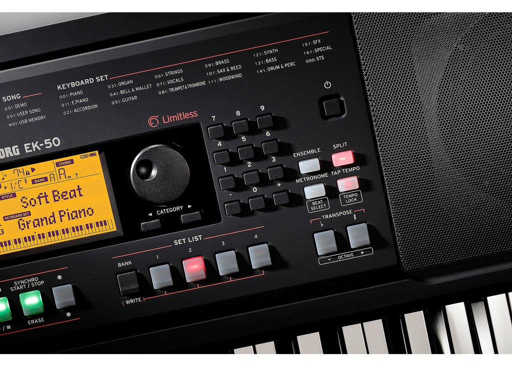 Đàn Keyboard Korg EK-50L Limitless 61-Phím